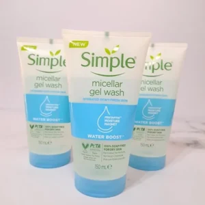 ژل میسلار شوینده صورت سیمپل Simple Micellar Gel Wash 150Ml