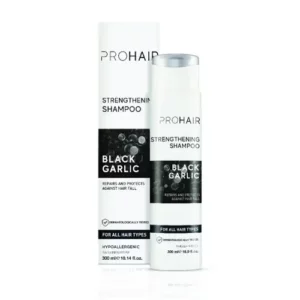 شامپو مغذی مو پروهیر PROHAIR Black Garlic حاوی عصاره سیر 300 میل