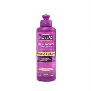 کرم موی بعد از حمام بیوبلاس BIOBLAS ترمیم کننده مو حاوی Keratin and Collagen حجم 250 میل